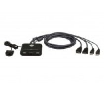 Aten USB FHD HDMI kabelis KVM slēdzis CS22HF [2-Port Cable Switch]
