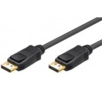 Goobay DisplayPort savienotāja kabelis 1.2. apzeltīts 68798 1 m [connector cable gold-plated]