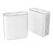 Asus AX5400 Dual-Band Mesh WiFi 6 System ZenWiFi XD6S (2-Pack) 802.11ax. 574+4804 Mbit/s. 10/100/1000 Ethernet LAN (RJ-45) porti 4. MU-MiMO Jā. Nav mobilās platjoslas. Antenas veids     Iekšējā. Baltā [ports Yes. No mobile broadband. Antenna typeInternal.