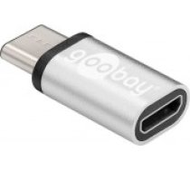 Goobay USB-C uz USB 2.0 Micro-B adapteris 56636 Type-C. Micro sieviete (B tips). pelēks [to adapter female Type B. Grey]