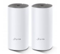 TP-Link C1200 Whole Home Mesh Wi-Fi System Deco E4 (2-pack) 802.11ac. 867+300 Mbit/s. 10/100 Ethernet LAN (RJ-45) porti 2. atbalsts Jā. MU -MiMO antenas tips 2xInternal [ports Support Yes.     MU-MiMO Antenna type]