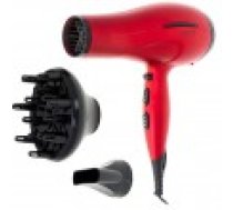 Camry Hair Dryer CR 2253 2400 W. Temperatūras iestatījumu skaits 3. Difuzora uzgalis. Sarkans [Number of temperature settings Diffuser nozzle. Red]