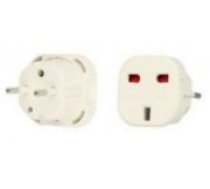 iLike Universāls AK/ES LĀDĒJA ADAPTERIS Balts [Universal UK/EU CHARGER ADAPTER White]