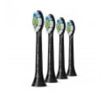 Philips Sonicare W Optimal Black Standarta skaņas zobu birstes uzgaļi 4 iepakojumi [Standard sonic toothbrush heads HX6064/11 4-pack]