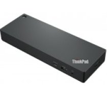 Lenovo Thunderbolt 4 Dock Workstation (Maksimālie displeji: izšķirtspēja: 8K/30Hz un 4x4K/60Hz/1xEthernet LAN lejup pa kombinētā ligzda/Bluetooth/Ieejas jauda: [Max displays: 4/Max     resolution: and 4K/60Hz/Supports: 1x8K/30HZ RJ-45/2xDP 1.4/1xHDMI 2.1/