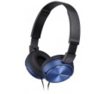 Sony salokāmās austiņas MDR-ZX310 galvas saite/uz auss. zila [Foldable Headphones Headband/On-Ear. Blue]
