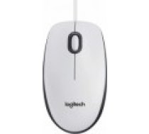 Logitech M100 Corded mouse White 5704174990390