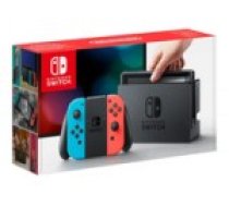 Nintendo Switch Neon Red Blue Console