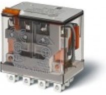 Finder Relay 4P 12A 230V AC spiedpogas testēšanas mehāniskās aktivizācijas indikators (56.34.8.230.0040) [przycisk mechaniczny]