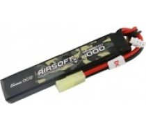 Gens Ace ace 25C 1000mAh 2S1P 7.4V Airsoft Gun Lipo akumulators ar mini Tamiya Plug savienotāju [Akumulator konektorem]