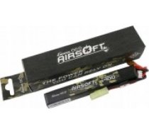 Gens Ace ace 25C 1400mAh 2S1P 7.4V Airsoft Gun Lipo akumulators ar mini Tamiya Plug savienotāju [Akumulator konektorem]