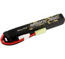 Gens Ace ace 25C 1500mAh 3S1P 11.1V Airsoft Gun Lipo akumulators ar mini Tamiya Plug savienotāju [Akumulator konektorem]