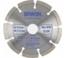 Irwin IRWIN DIMANTA DISKS 125 mm x 22.23 SEGMENTĒTS betonam. ķieģeļiem. granītam un marmoram [TARCZA DIAMENTOWA 125mm 22.23mm SEGMENTOWA do betonu. granitu marmuru]