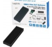 LogiLink Geh. (M.2 PCIe NVMe) USB 3.2 Black ALU