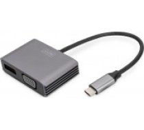 Digitus USB?adapteris DP VGA?ADAPTERS [Adapter USB 0.2MUSB-C VGA ADAPTER]