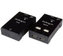 StarTech USB?— adapteris. melns (USB2004EXTV) [Adapter USB RJ45 Czarny]