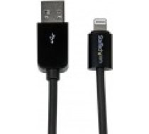 StarTech USB-A zibens kabelis. 1 m. melns MB) [Kabel USB Lightning Czarny USBLT1MB]
