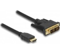 Delock HDMI kabelis DVI -D 3m melns (85585) [Kabel DVI-D czarny]