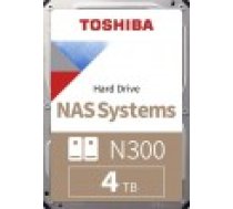 Toshiba N300 4TB 3.5 collu SATA III (6 Gb/s) servera disks (HDWQ140UZSVA) [Dysk serwerowy]