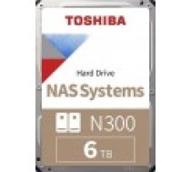 servera diskdzinis (masa) SATA III (HDWG460UZSVA) [Dysk serwerowy Toshiba N300 bulk 6TB Gb/s]