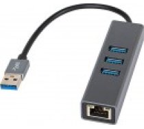 Tīkla karte Blow 86-064# usb-c rj45+3xusb kabelis k-06 [Karta sieciowa kabel]