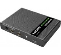 Techly KVM paplašinātāja HDMI/USB slēdzis caur Cat6A/7 vītā pāra līdz 70m 4K*60Hz [Extender po do]