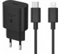 Vega lādētājs DENMEN 3.6A 25W BLACK FASTON POWER DELIVERY PD TYPE-C TA800 SINGLE DC03 IPHONE USB-C UZ LIGHTNING KABELIS 1M 20W ECONOMY 8-PIN APPX> [SIECIOWA CZARNA TYP-C KABEL DO     CZARNY]