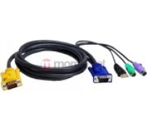 Aten KVM Cables. melns (2L5302UP) [Kable KVM. 1.8m. Czarny]