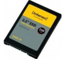 Intenso SSD diskdzinis 250GB iekšējais 2.5 collu/SATA III/veiktspēja [Dysk intern 2.5''/SATA III/Performance]