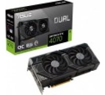 Asus Dual GeForce RTX 4070 OC GDDR6X grafiskā karte (DUAL-RTX4070-O12G) [Karta graficzna 12GB]