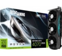 Zotac Gaming GeForce RTX 4070 SUPER Trinity Black 12 GB GDDR6X grafiskā karte (ZT-D40720D-10P) [Karta graficzna 12GB]