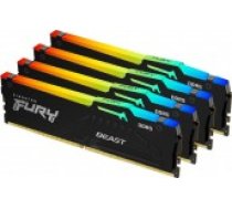 Kingston Fury Beast RGB atmiņa. DDR5. CL40 (KF552C40BBAK4-128) [RGB. GB. 5200MHz.]