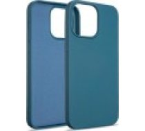 Beline silikona futrālis iPhone 15 Pro Max 6.7 collu zils/zils [Etui Silicone 6.7" niebieski/blue]