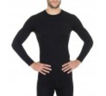 Brubeck Active Wool vīriešu T-krekls ar garām piedurknēm. melns. L izmērs (LS12820) [Koszulka czarna r.]