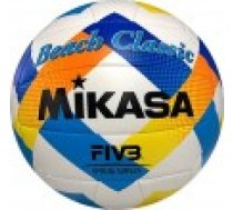 Mikasa pludmales volejbols Beach Classic balti-zili-dzeltens BV543C-VXA-Y 5 [siatkowa]