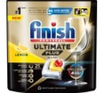 Finish Ultimate Plus All-in-1 Lemon trauku mazgājamās mašīnas kapsulas (25) [do zmywarki]