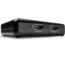 Lindy Splitter HDMI 2 portu 10.2G. kompakts [Port kompakt]