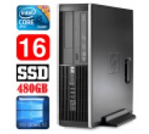 HP 8100 Elite SFF i5-650 16GB 480SSD DVD WIN10 [refurbished]