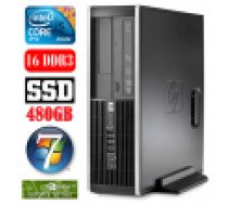 HP 8100 Elite SFF i5-650 16GB 480SSD GT1030 2GB DVD WIN7Pro [refurbished]