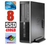 HP 8100 Elite SFF i5-650 8GB 480SSD DVD WIN7Pro [refurbished]
