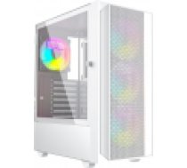 Gembird Fornax 4000W ARGB gaming ATX computer case Midi Tower backlight White