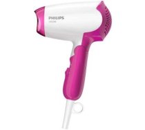 Philips matu žāvētājs BHD003/00 1400 W. temperatūras iestatījumu skaits 2. balts/rozā [Hair Dryer Number of temperature settings White/Pink]