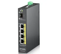 Zyxel RGS100-5P Unmanaged L2 GbE PoE melna