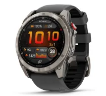 Garmin fēnix 8 Pro 1.4″ 51mm AMOLED grafīta, Titanium Wi-Fi GPS
