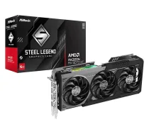 ASRock AMD Radeon™ RX 9070 XT Steel Legend Dark 16GB graphics card