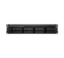 Synology RackStation RS1221RP+ NAS/storage server Rack (2U) Ryzen Embedded V1500B 4 GB DDR4 0 TB DiskStation Manager Black