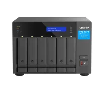 QNAP TVS-h674 NAS Tower Intel Core i3-12100 16GB 0TB QuTS hero melna