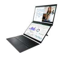 ASUS Zenbook Duo UX8406CA-QL121W Ultra 7 255H 2x14.0" OLED FHD Touch 60Hz 400 nits 32GB LPDDR5X 1TB SSD Glossy Intel Arc Graphics WLAN+BT 1080p camera 75Wh Win11 Inkwell Grey