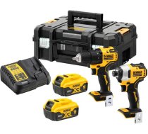 Dewalt ZESTAW COMBO 18V WKRĘTARKA DCD708 + ZAKRĘTARKA DCD809 2x5,0Ah TSTAK DCK2061P2T