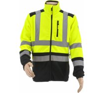 Awtools AW HI-VIS WORK ZIP FLEECE SWEATSHIRT T3 YELLOW/ XL